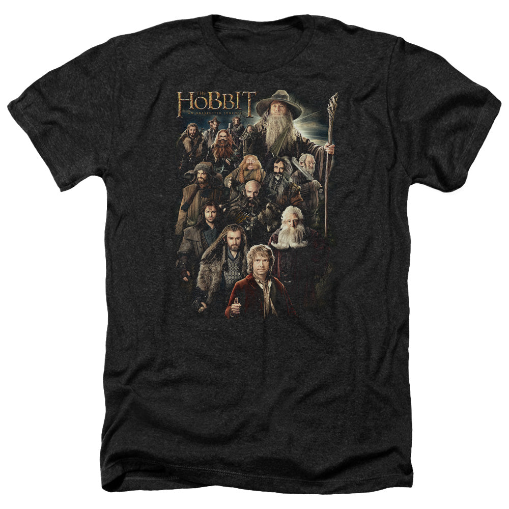 The Hobbit - Somber Company - Adult Heather-black