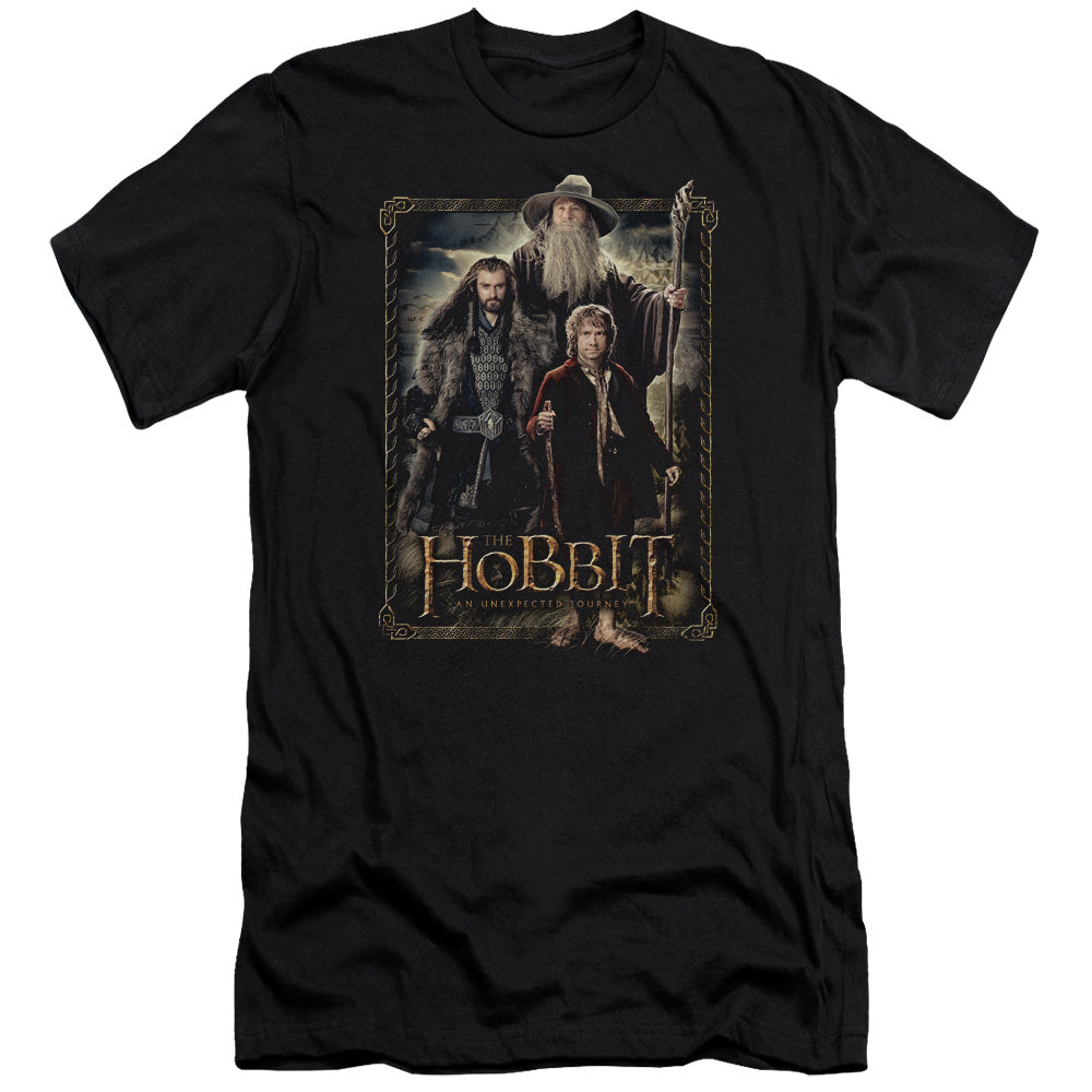 The Hobbit - The Three-premuim Canvas Adult Slim Fit 30/1 - Black