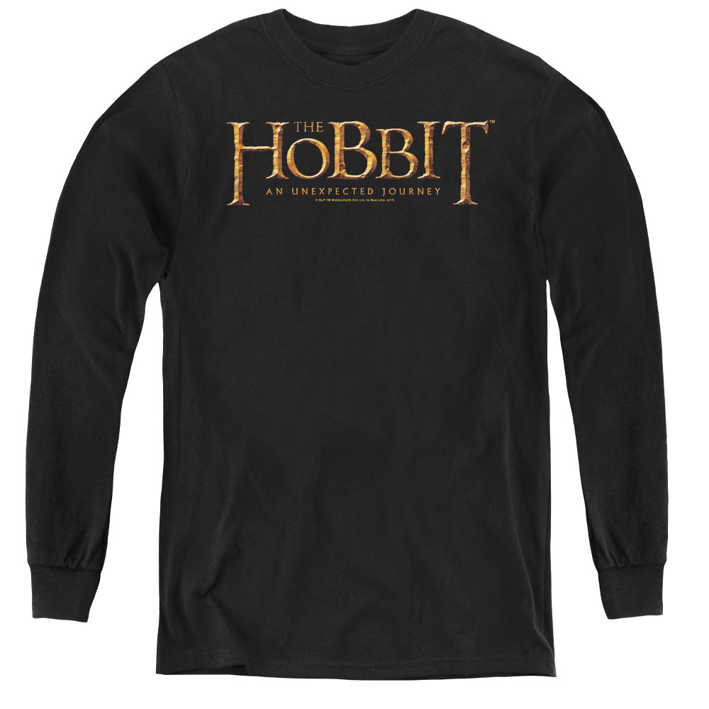 The Hobbit - Logo - Youth Long Sleeve Tee - Black