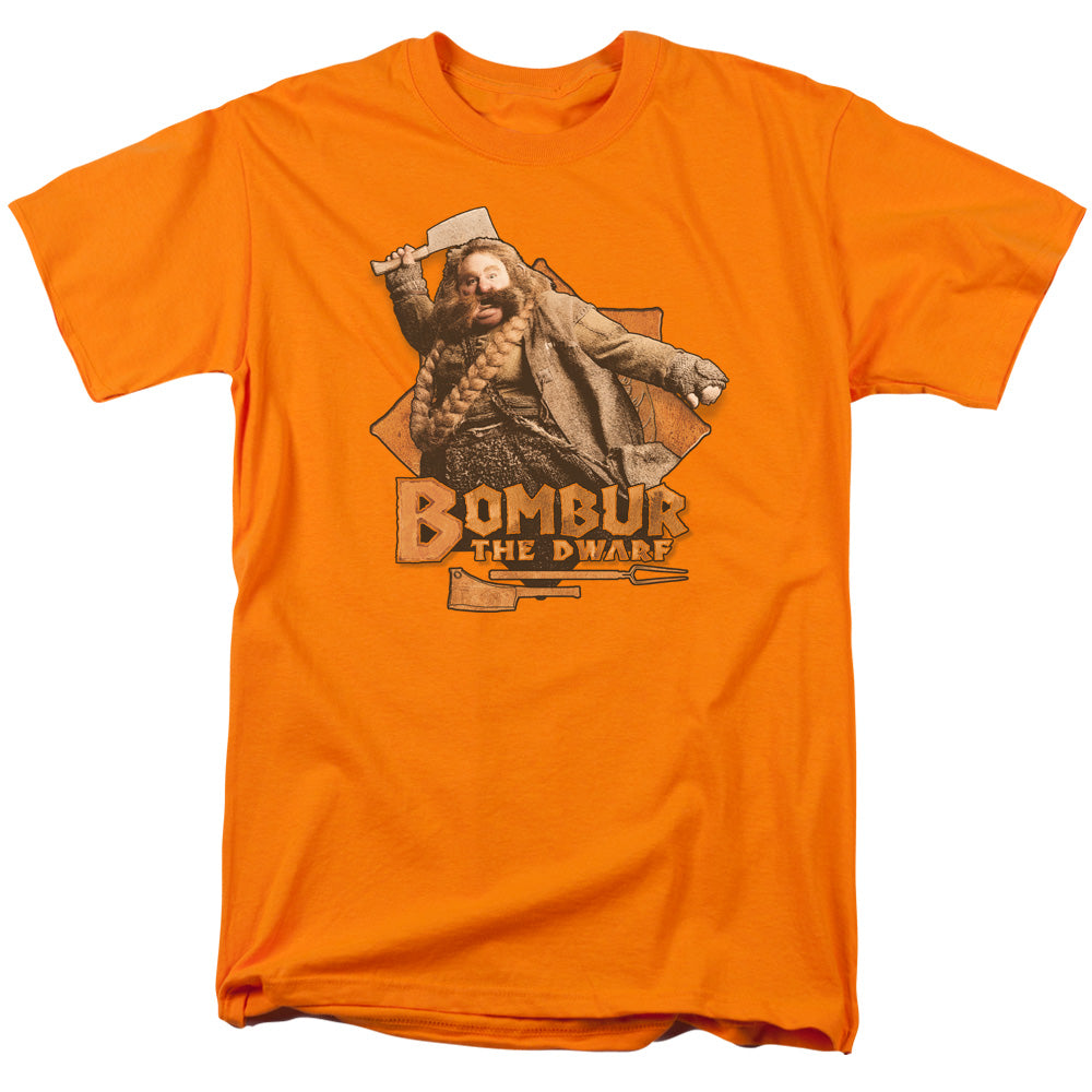 The Hobbit - Bombur - Short Sleeve Adult 18/1 - Orange T-shirt