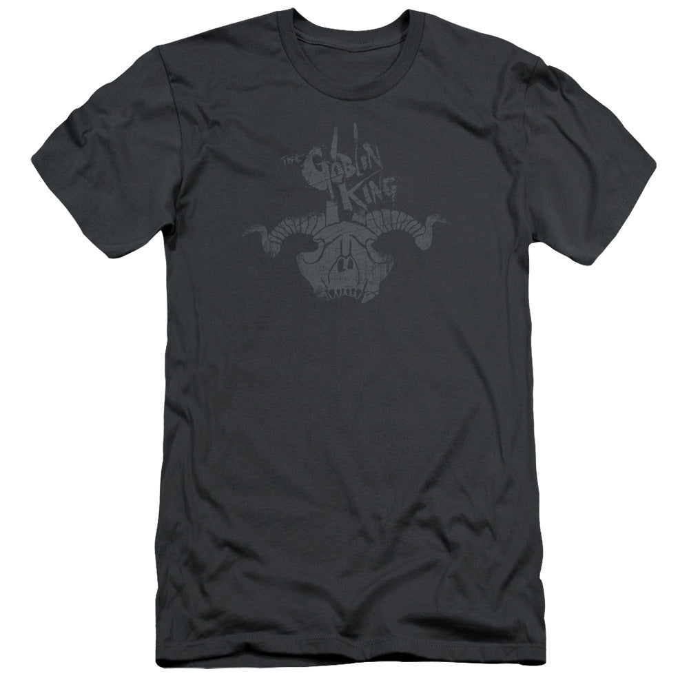 The Hobbit - Golin King Symbol - Short Sleeve Adult 30/1 - Charcoal T-shirt