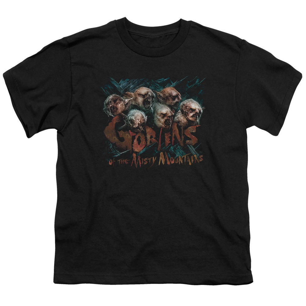 The Hobbit - Misty Goblins - Short Sleeve Youth 18/1 - Black T-shirt