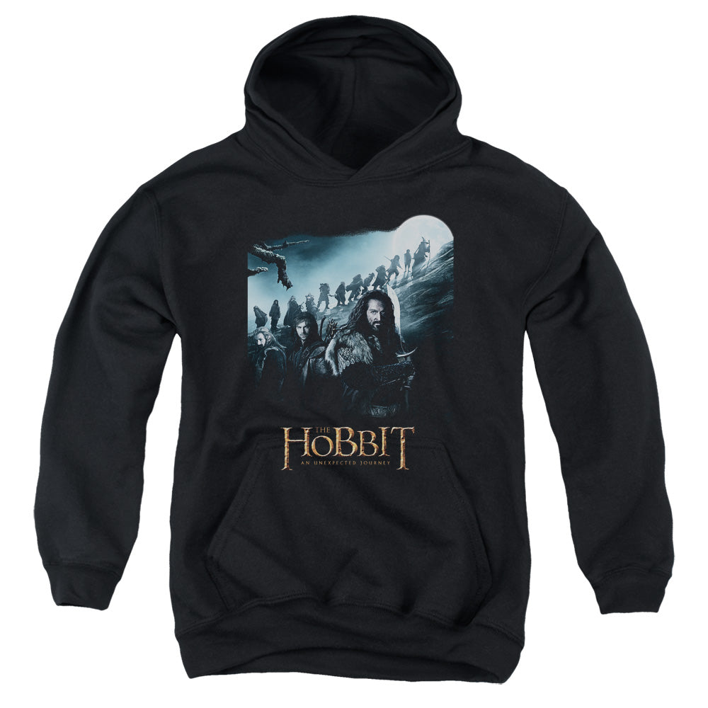 The Hobbit - A Journey - Youth Pull-over Hoodie - Black