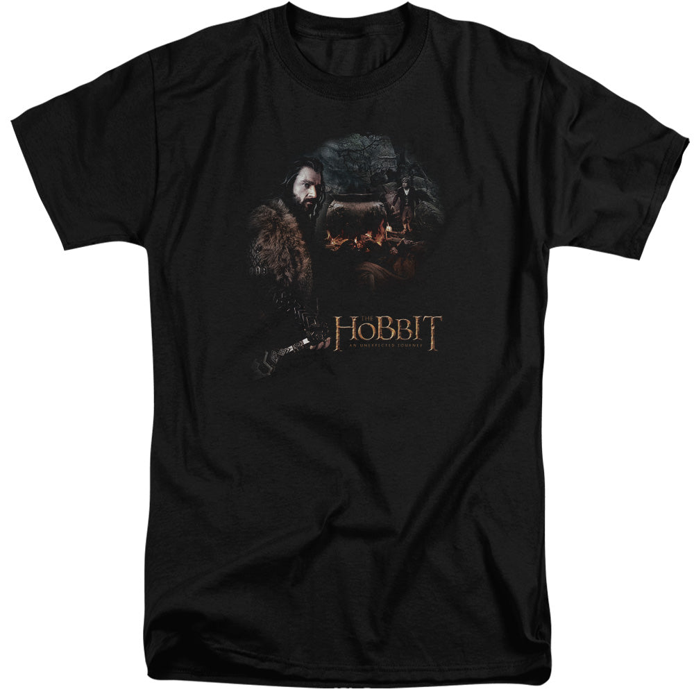 The Hobbit - Cauldron - Short Sleeve Adult Tall - Black T-shirt