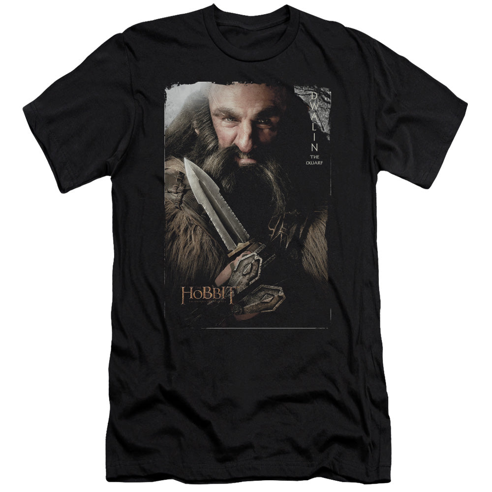 The Hobbit - Dwalin - Short Sleeve Adult 30/1 - Black T-shirt