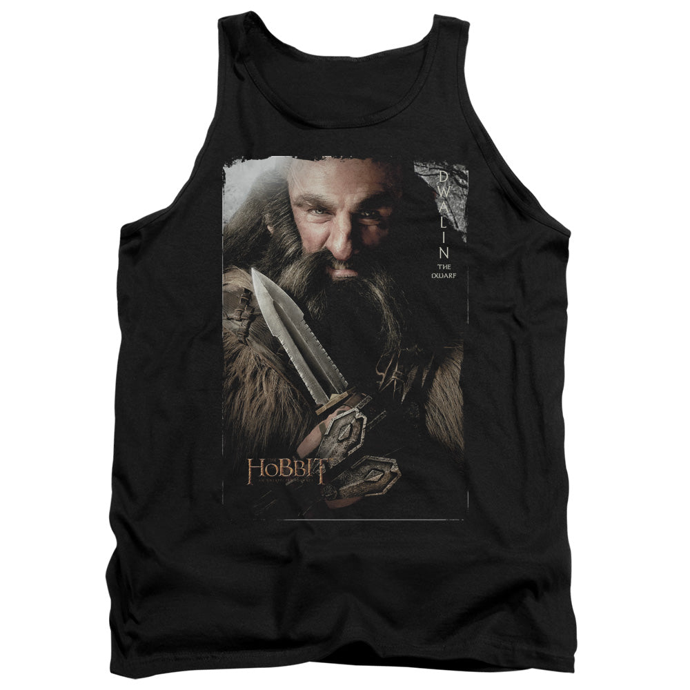 The Hobbit - Dwalin - Adult Tank - Black