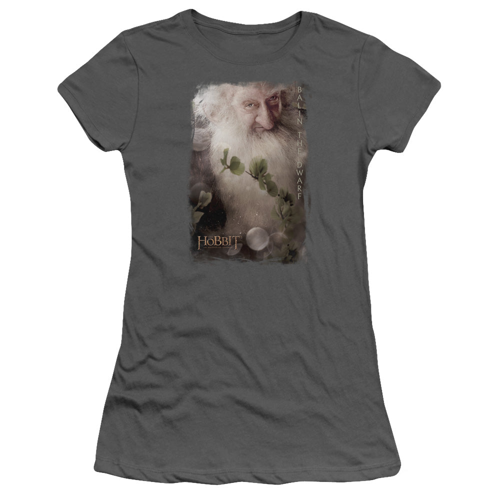 The Hobbit - Balin - Short Sleeve Junior Sheer - Charcoal T-shirt