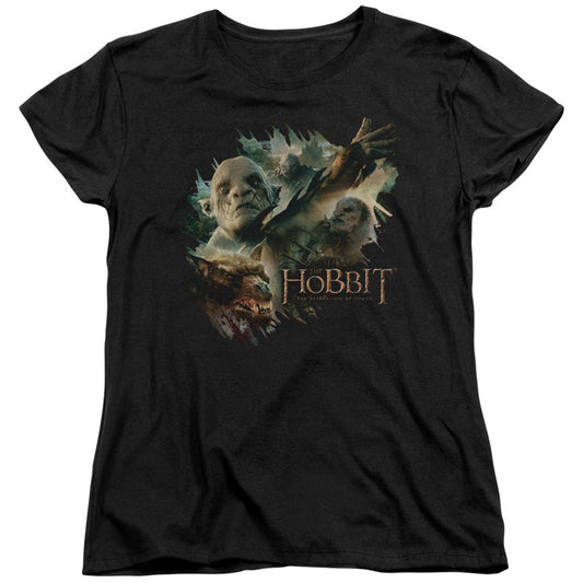Hobbit - Baddies - Short Sleeve Womens Tee - Black T-shirt