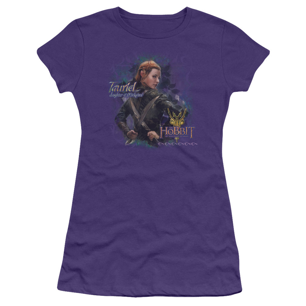 Hobbit - Daughter - Short Sleeve Junior Sheer - Purple T-shirt