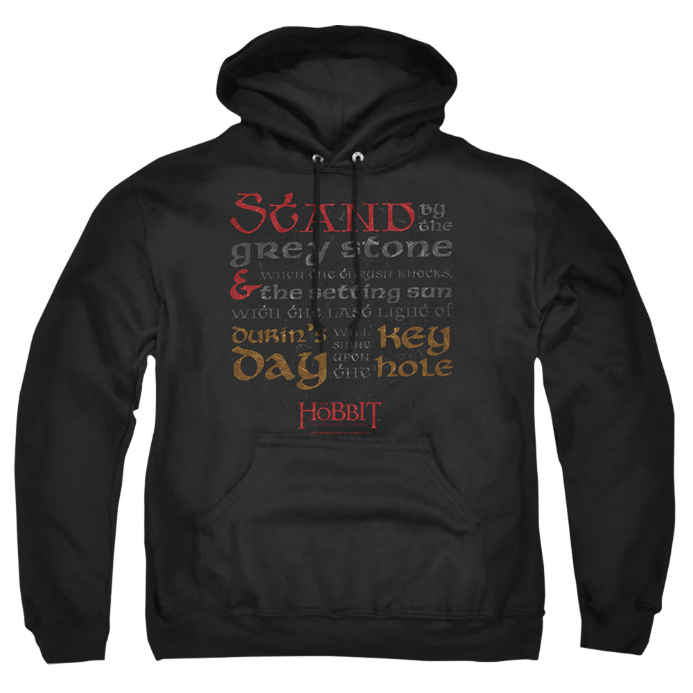 Hobbit - Keyhole - Adult Pull-over Hoodie - Black