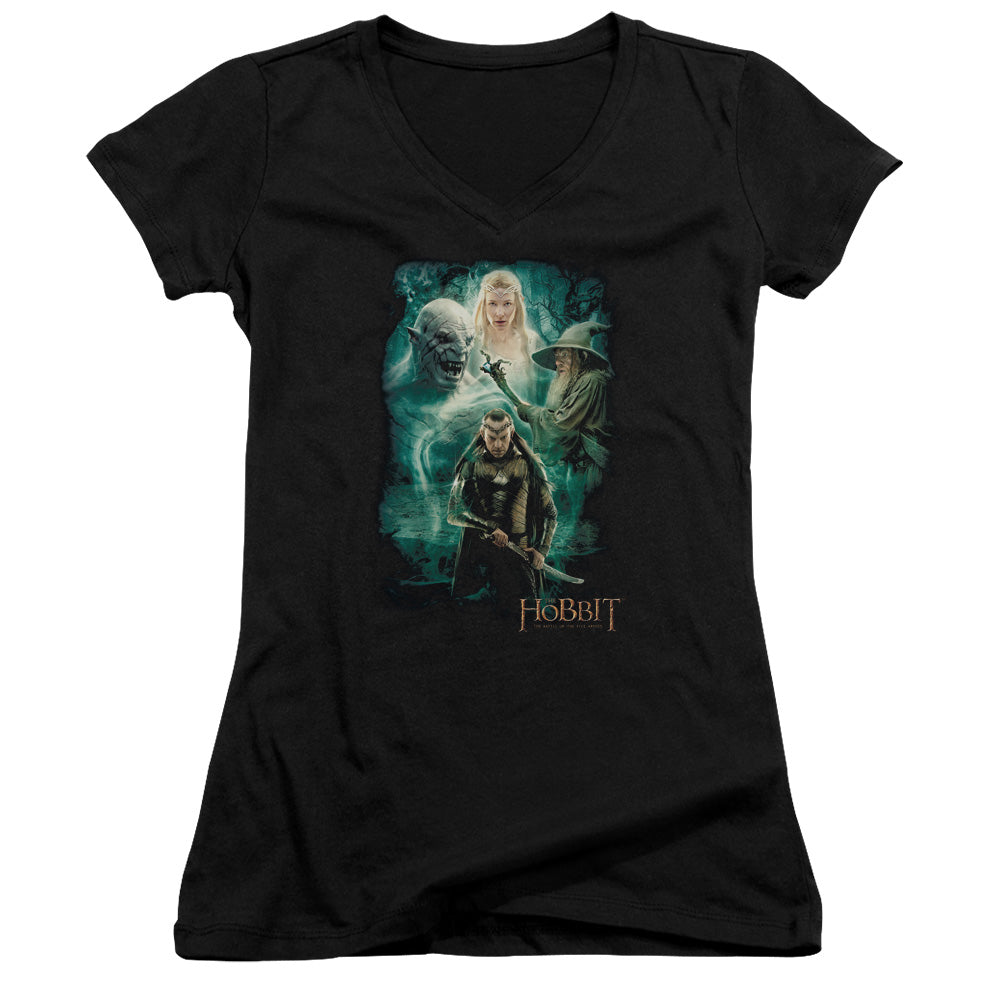 Hobbit - Elronds Crew-junior V-neck - Black