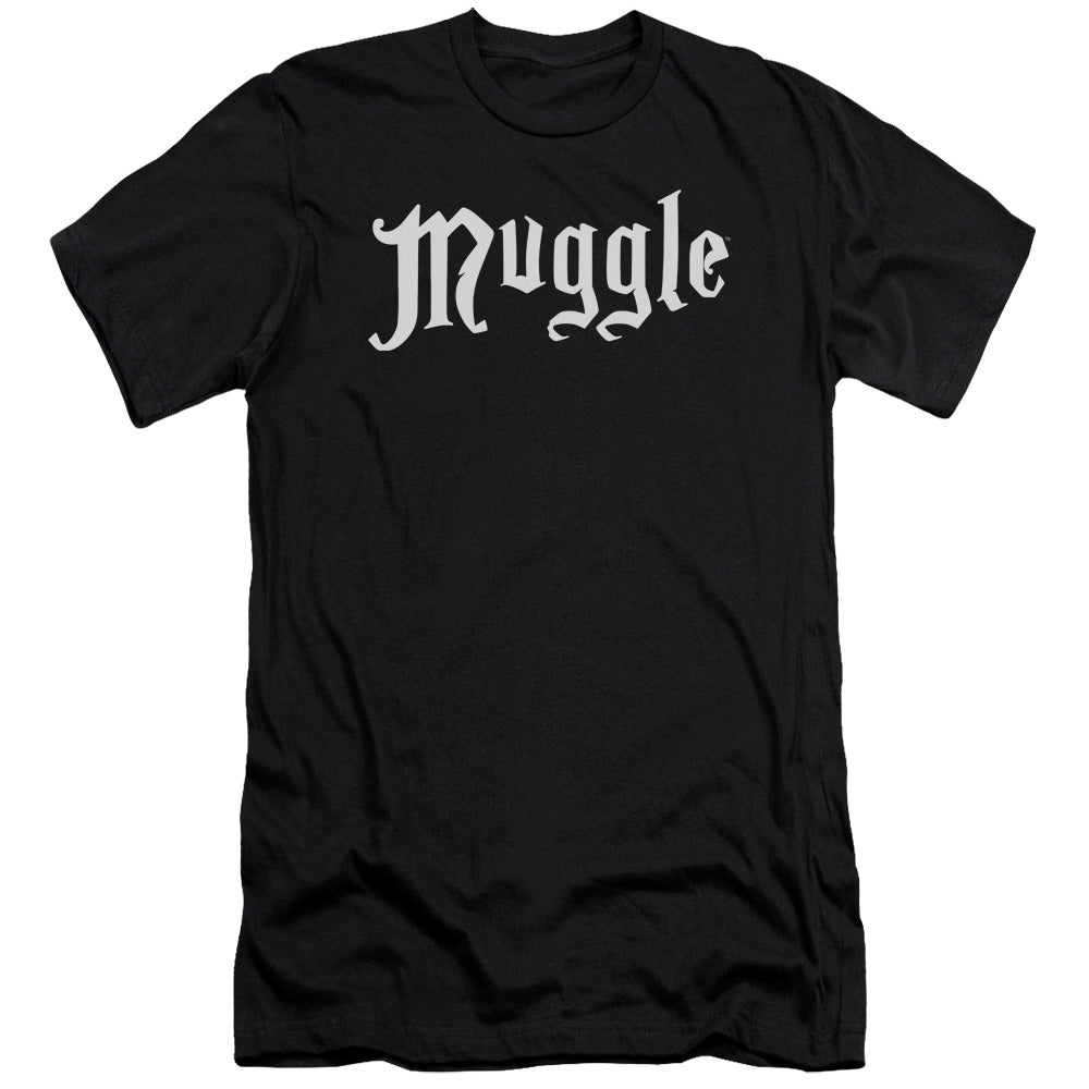 Harry Potter - Muggle-hbo Short Sleeve Adult 30/1 - Black T-shirt