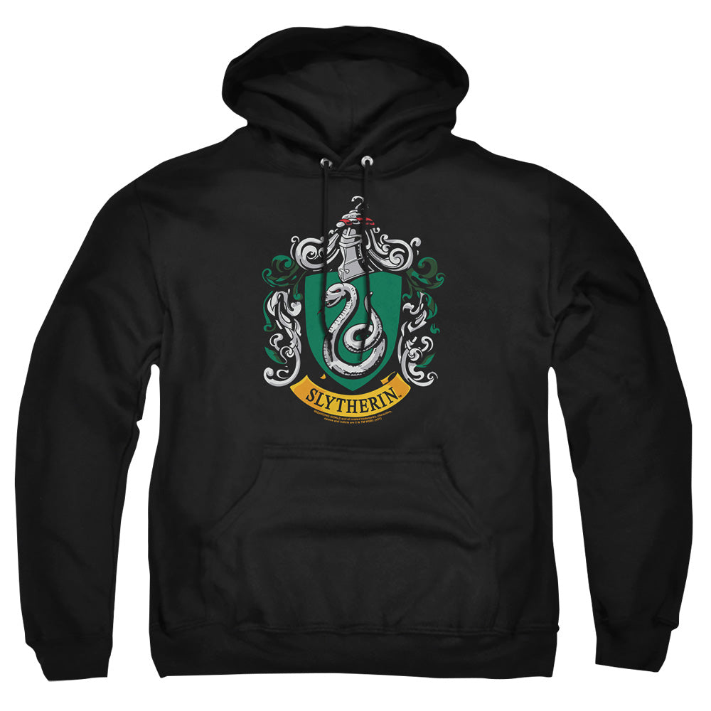 Harry Potter - Slytherin Crest - Adult Pull-over Hoodie - Black