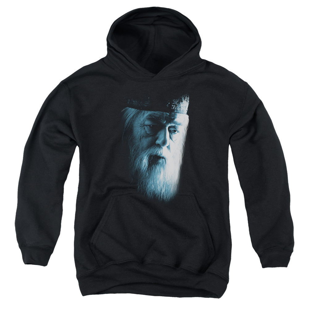 Harry Potter - Dumbledore Face - Youth Pull-over Hoodie - Black