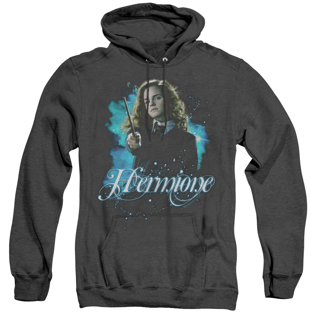 Harry Potter - Hermione Ready - Adult Heather Hoodie - Black