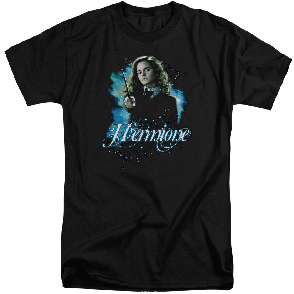 Harry Potter - Hermione Ready - Short Sleeve Adult Tall 18/1 - Black T-shirt