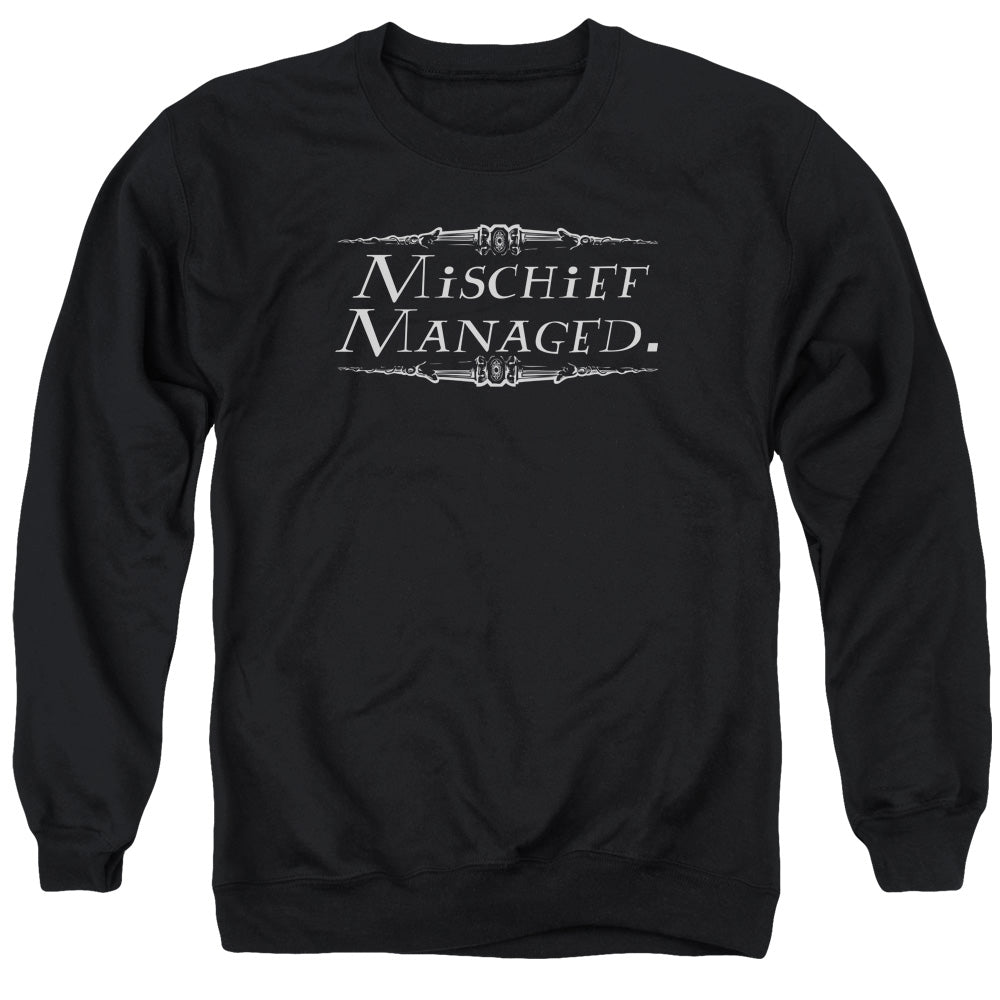 Harry Potter - Mischief Managed - Adult Crewneck Sweatshirt - Black