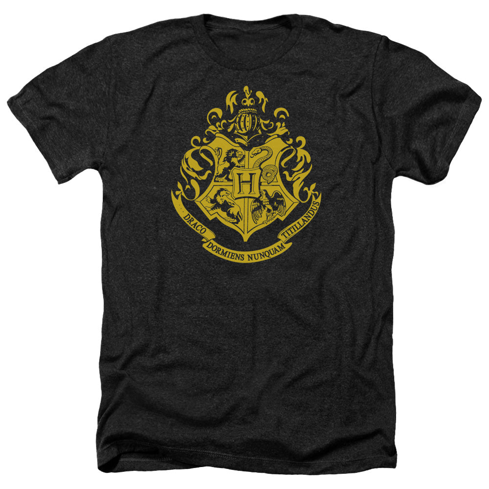 Harry Potter - Hogwarts Crest - Adult Heather-black