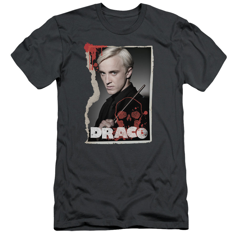 Harry Potter - Draco Frame - Short Sleeve Adult 30/1 - Charcoal T-shirt