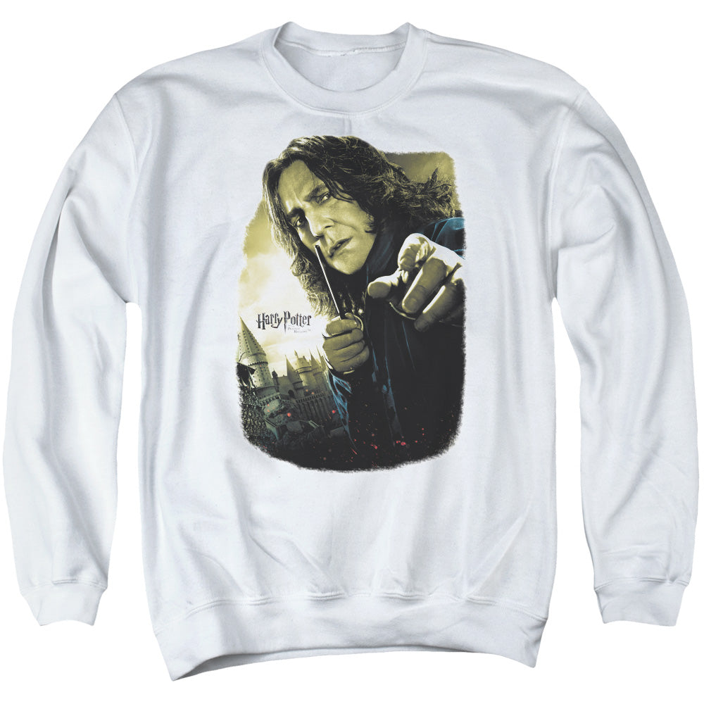 Harry Potter - Snape Poster - Adult Crewneck Sweatshirt - White