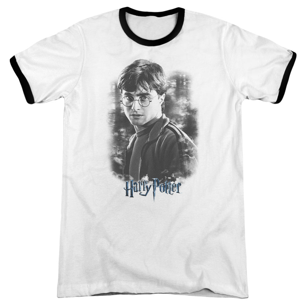 Harry Potter - Harry In The Woods - Adult Ringer - White/black