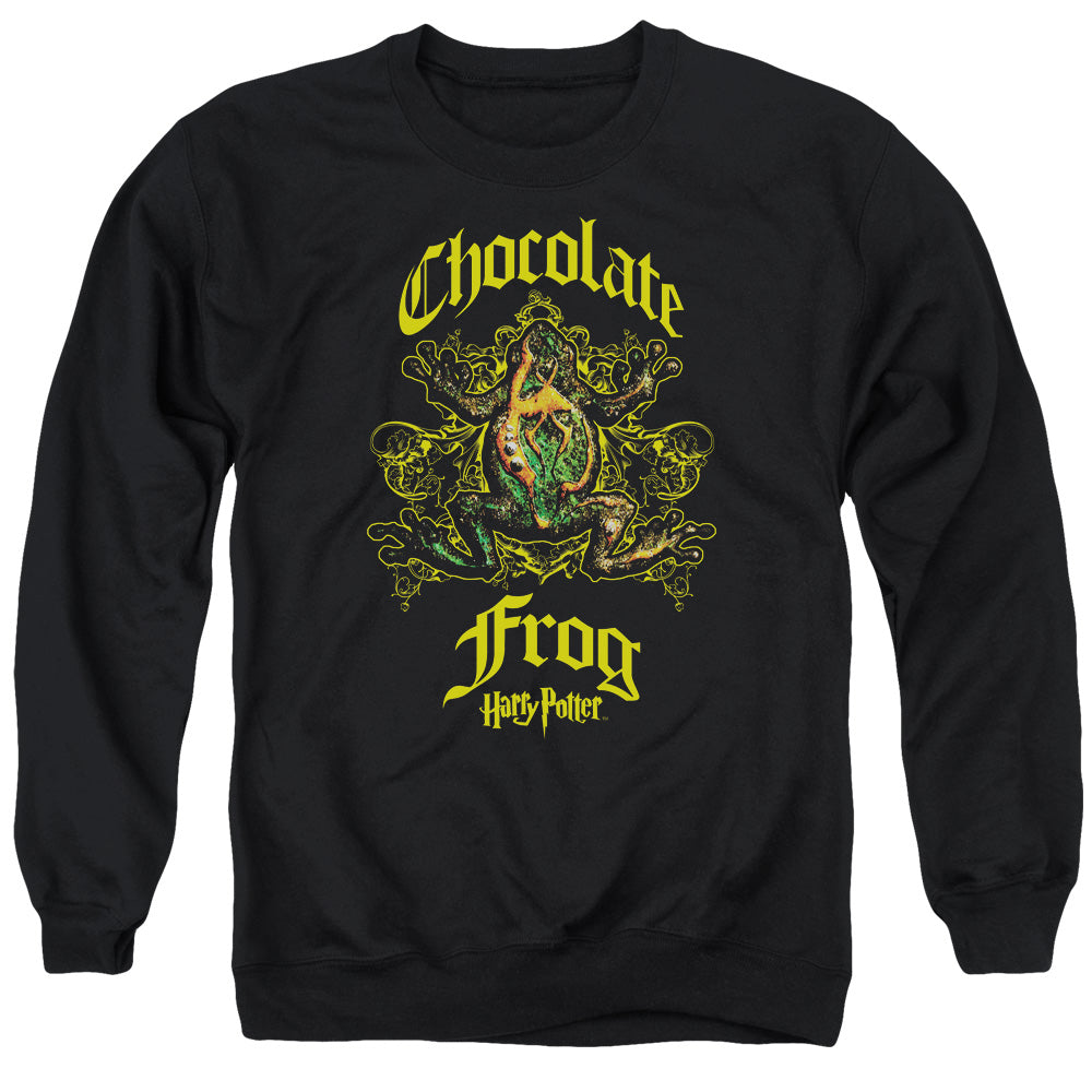 Harry Potter - Chocolate Frog - Adult Crewneck Sweatshirt - Black