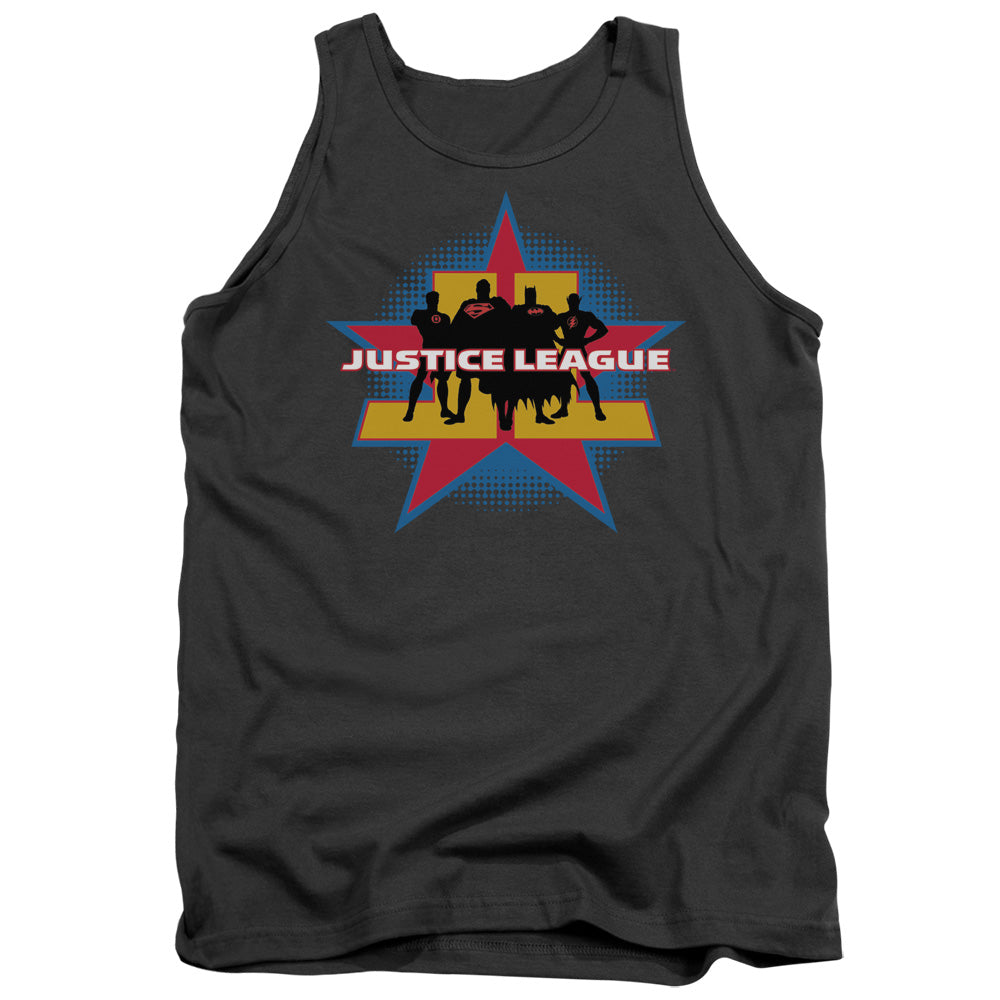 Jla Stand Tall - Adult Tank - Charcoal