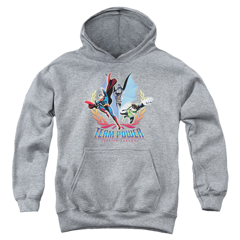 Jla - Team Power - Youth Pull-over Hoodie - Heather