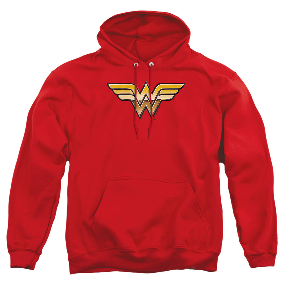 Jla - Golden - Adult Pull-over Hoodie - Red