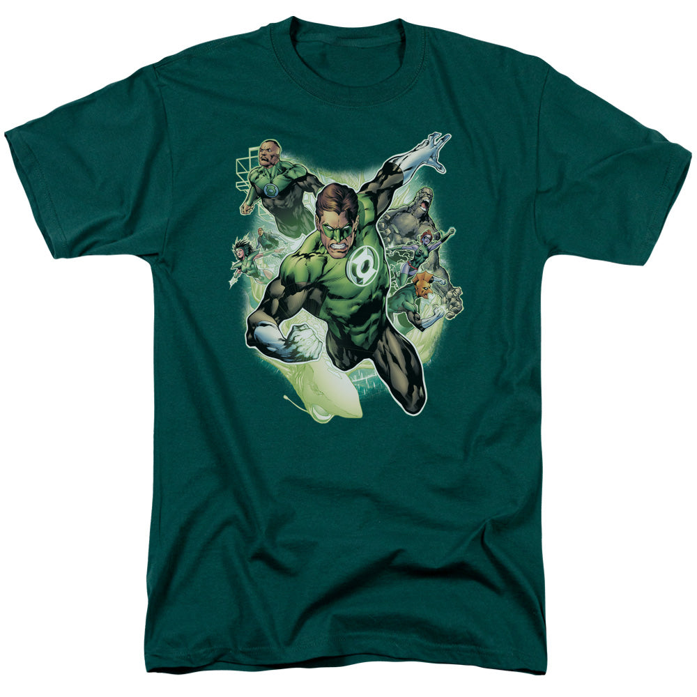 Jla - Flying Corps - Short Sleeve Adult 18/1 - Hunter Green T-shirt