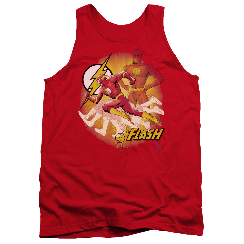 Jla - Lightning Fast - Adult Tank - Red