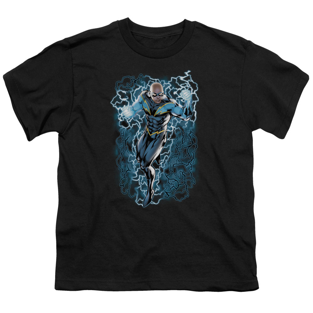 JLA BLACK LIGHTNING BOLTS - S/S YOUTH 18/1 - BLACK T-Shirt