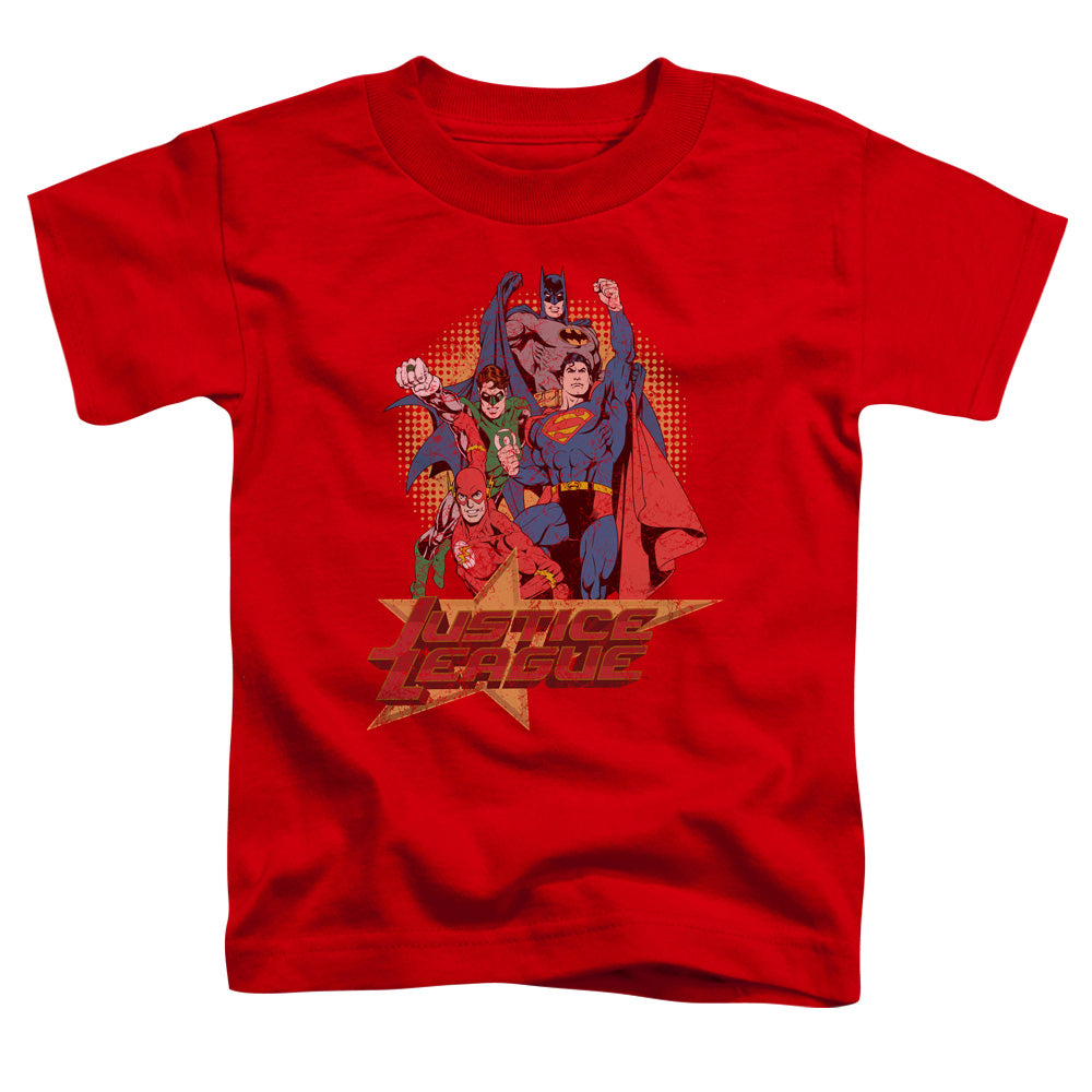 JLA RAISE YOUR FIST - S/S TODDLER TEE - RED - T-Shirt