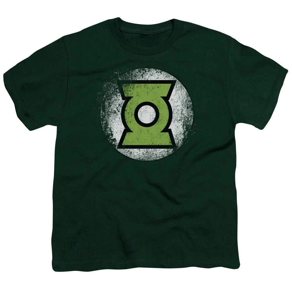 JLA DESTROYED GL LOGO - S/S YOUTH 18/1 - HUNTER GREEN T-Shirt