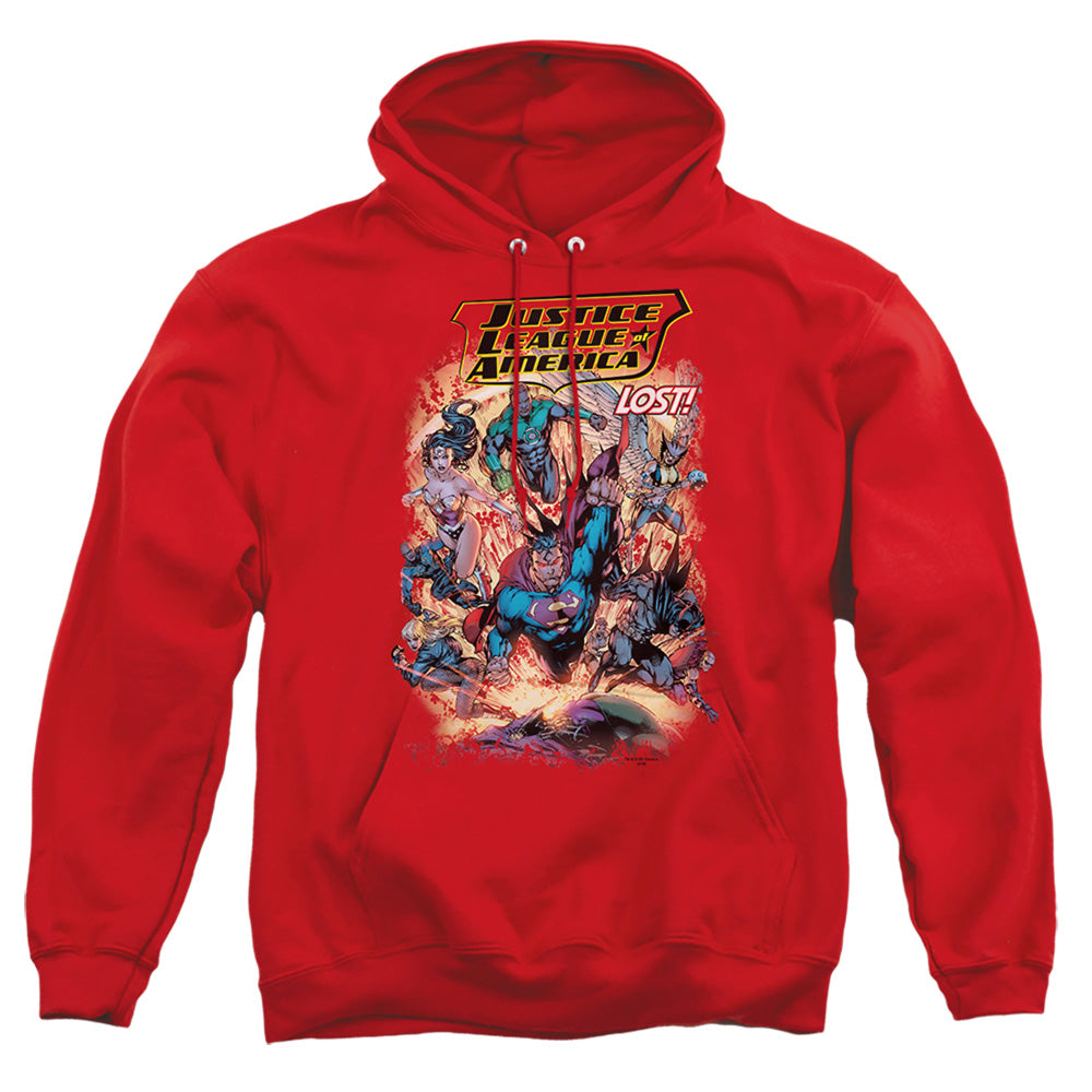 Jla - Lost - Adult Pull-over Hoodie - Red