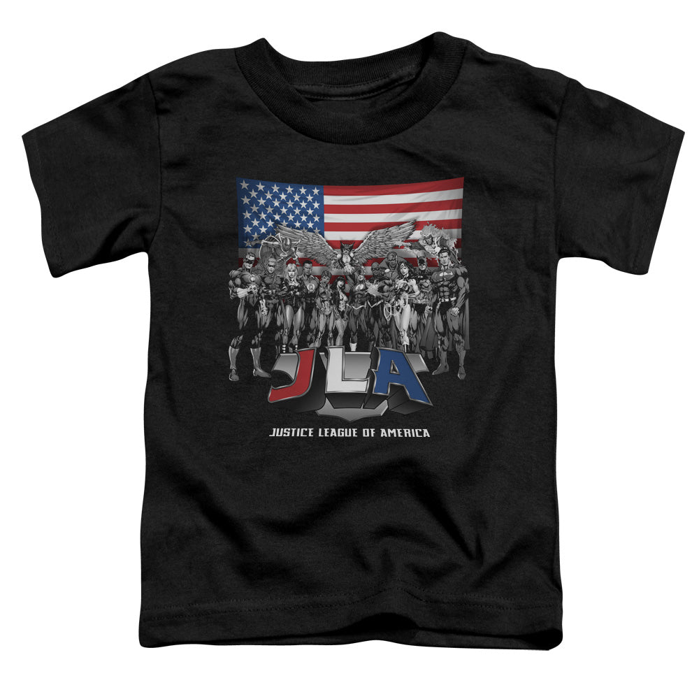 JLA ALL AMERICAN LEAGUE - S/S TODDLER TEE - BLACK - T-Shirt