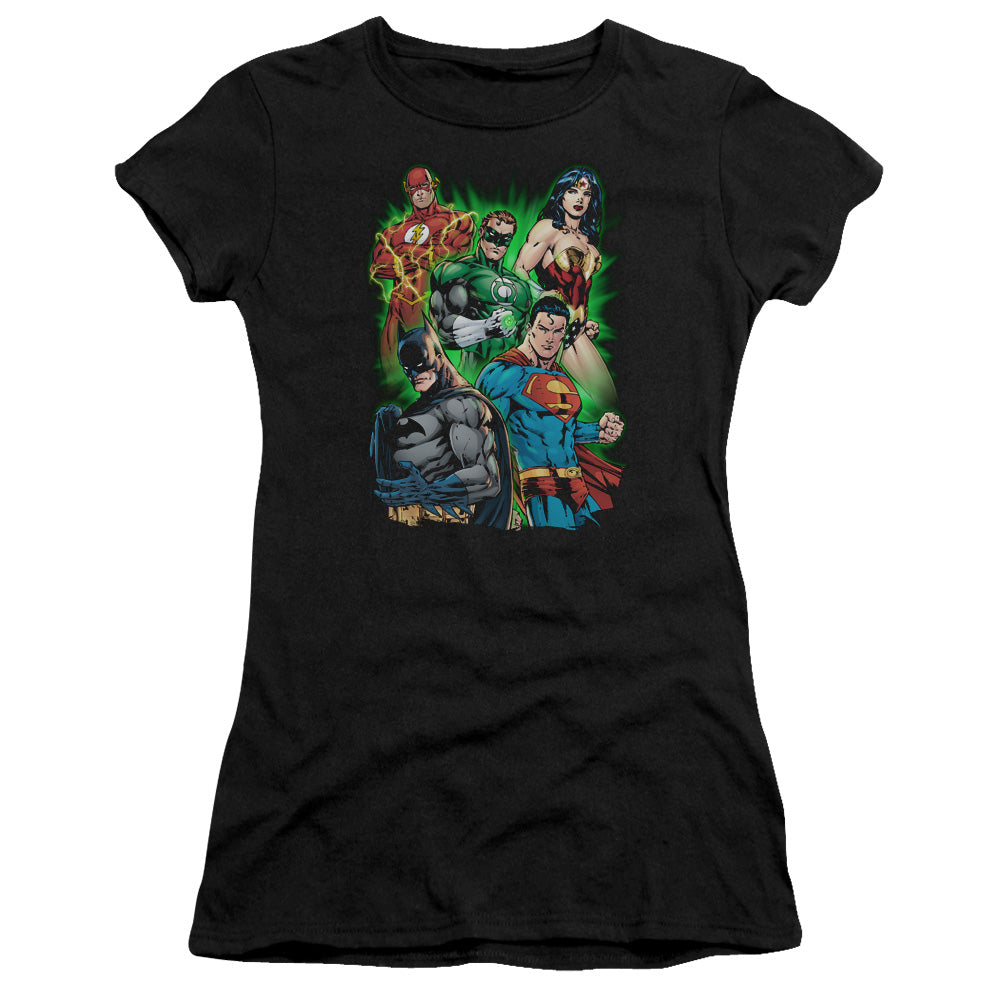 Jla - Will Power - Short Sleeve Junior Sheer - Black T-shirt