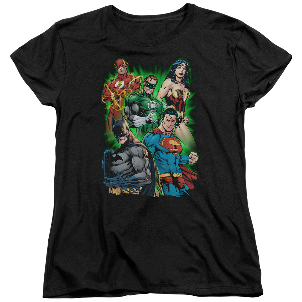 Jla - Will Power - Short Sleeve Womens Tee - Black T-shirt