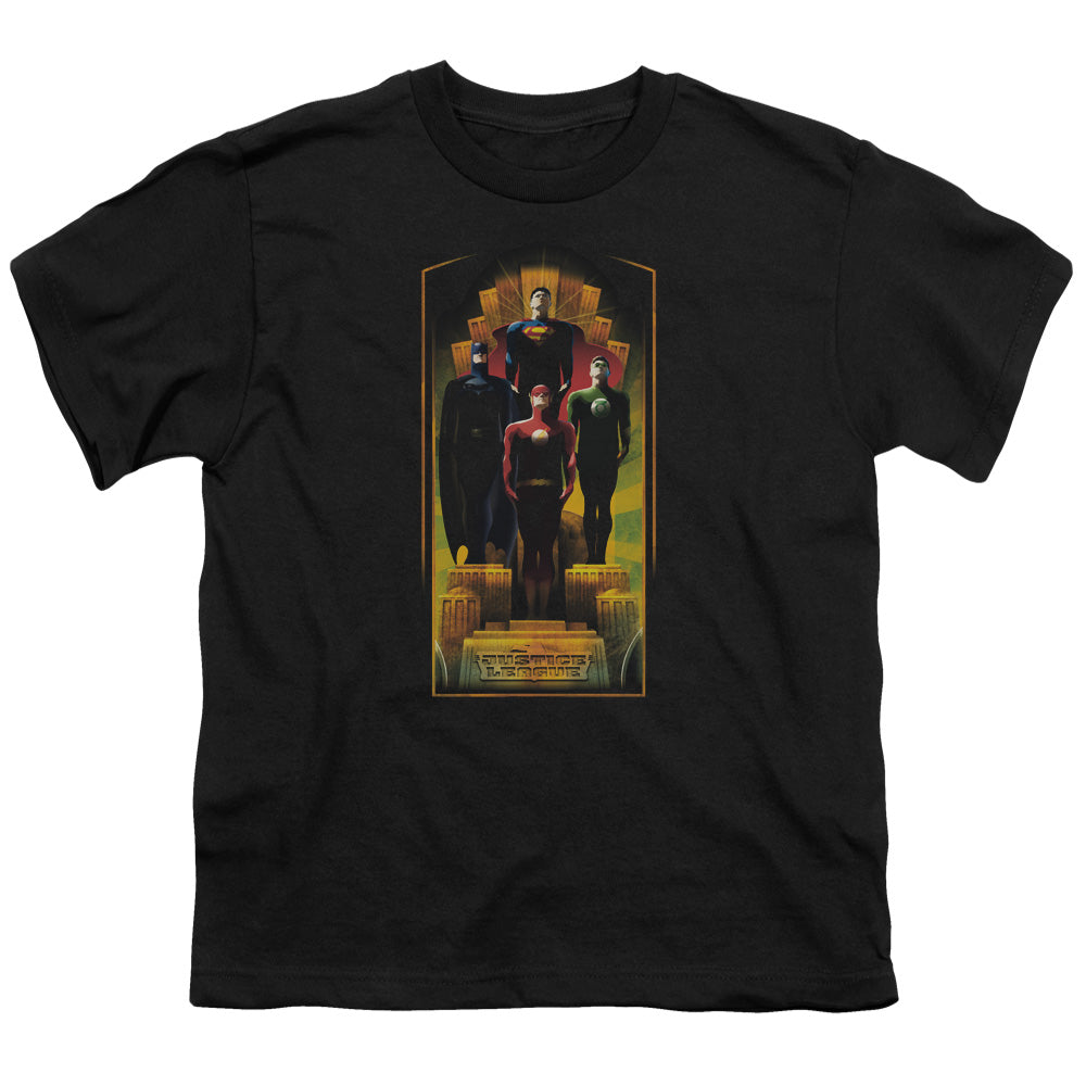 Jla - Deco - Short Sleeve Youth 18/1 - Black T-shirt