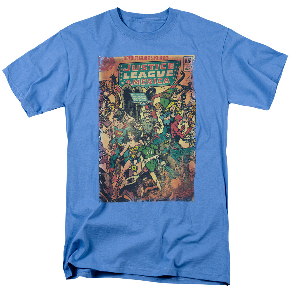 Jla - No 212 Vintage - Short Sleeve Adult 18/1 - Carolina Blue T-shirt