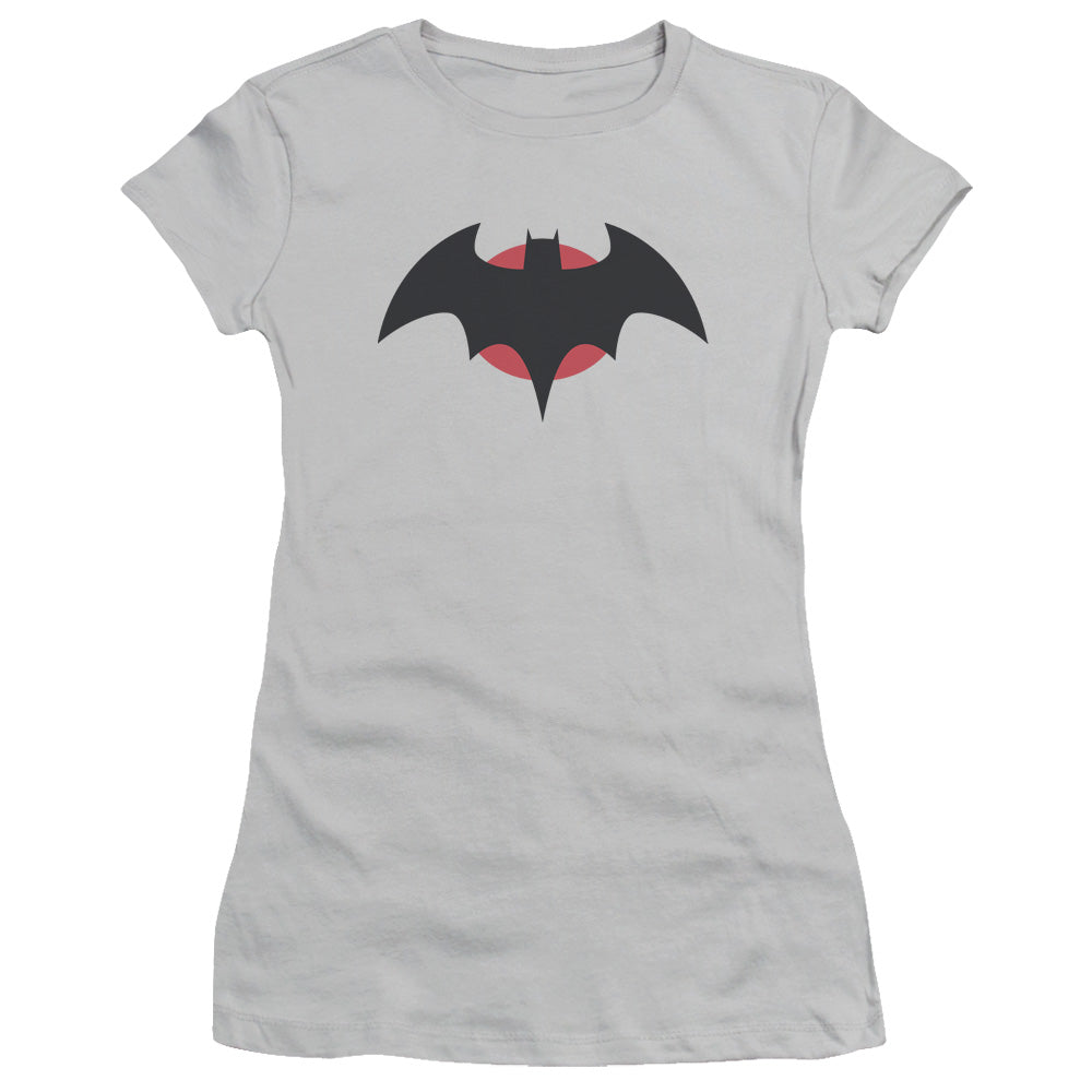 Jla - Thomas Wayne - Short Sleeve Junior Sheer - Silver T-shirt