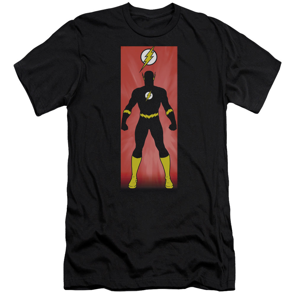 Jla - Flash Block - Short Sleeve Adult 30/1 - Black T-shirt