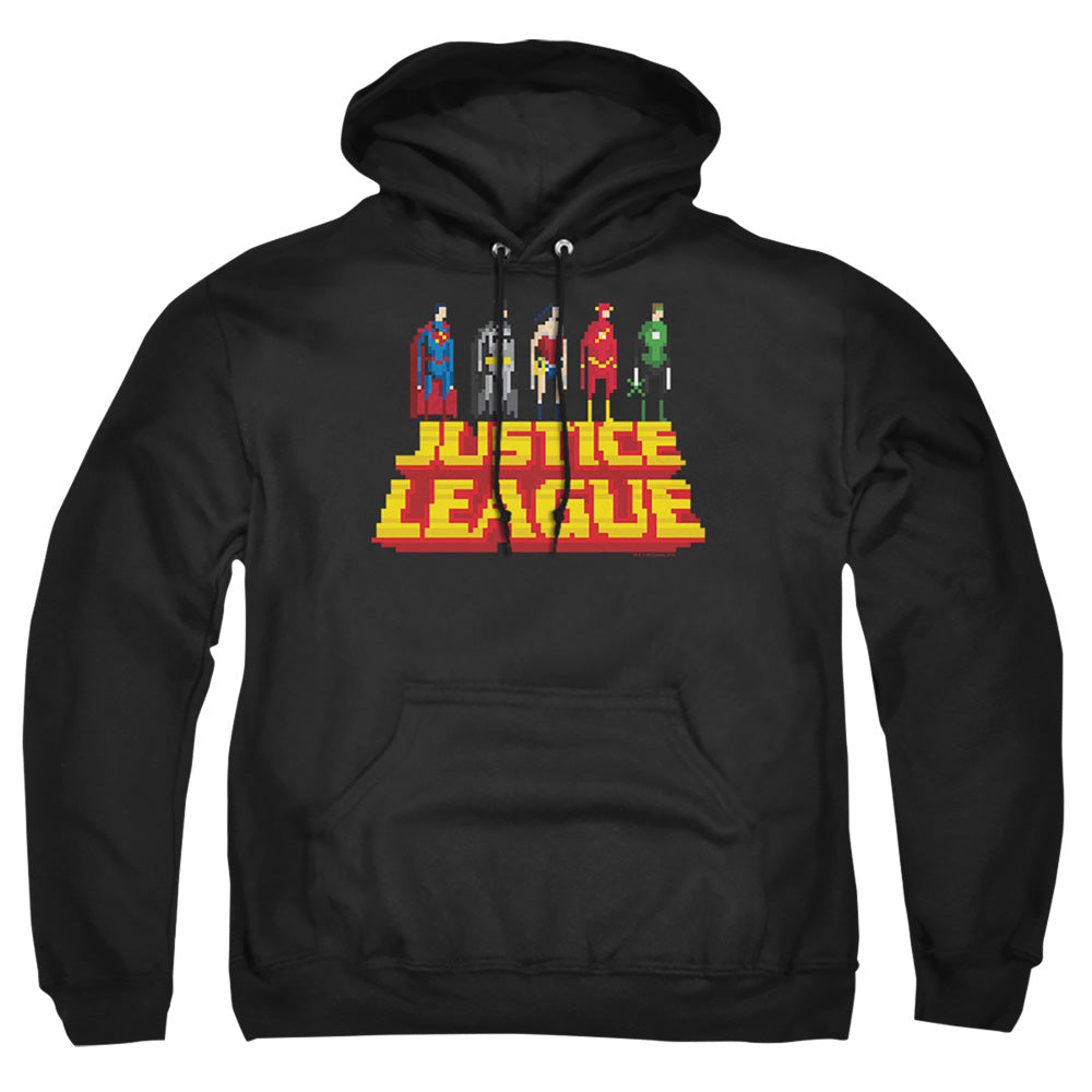 Jla - Standing Above - Adult Pull-over Hoodie - Black