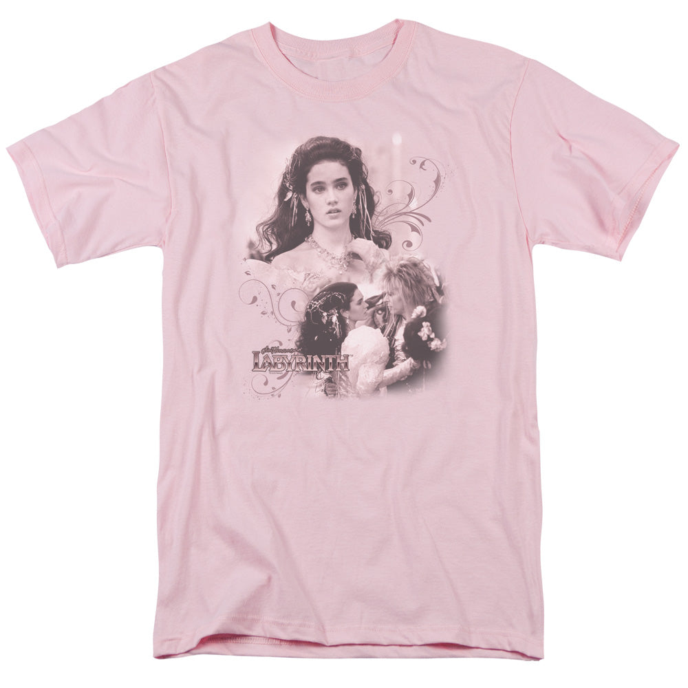 Labyrinth - Sarah - Short Sleeve Adult 18/1 - Pink T-shirt