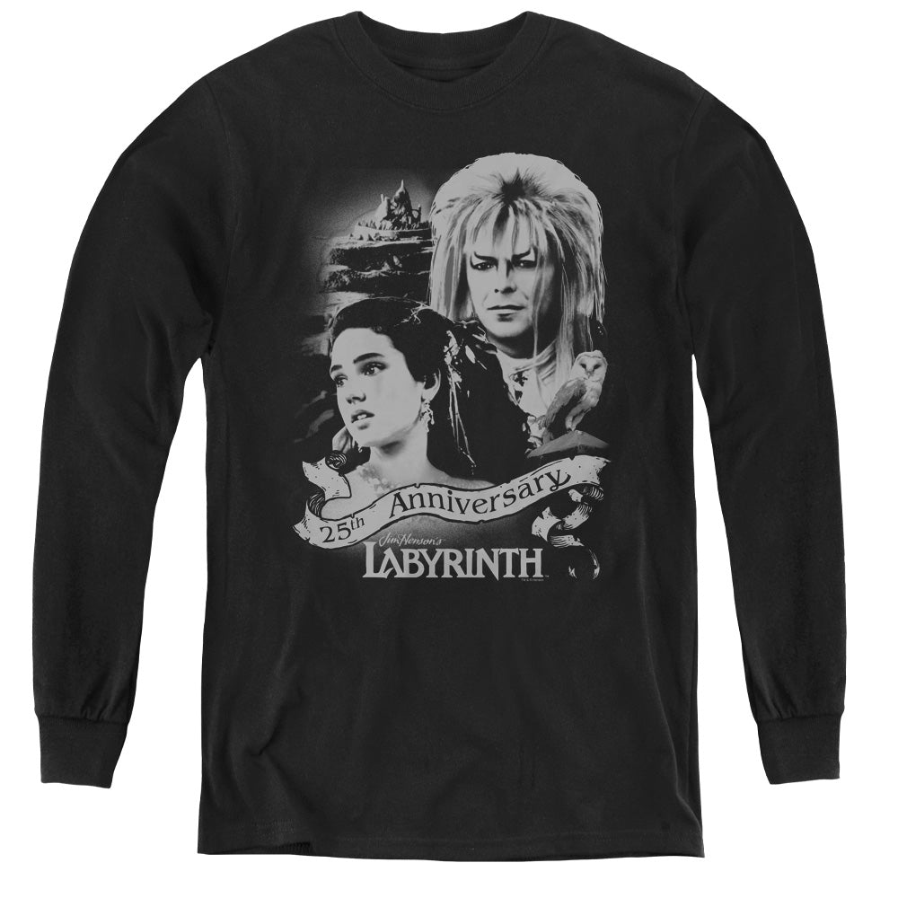 Labyrinth Anniversary - Youth Long Sleeve Tee - Black