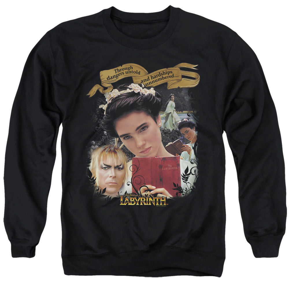 Labyrinth - Dangers Untold - Adult Crewneck Sweatshirt - Black