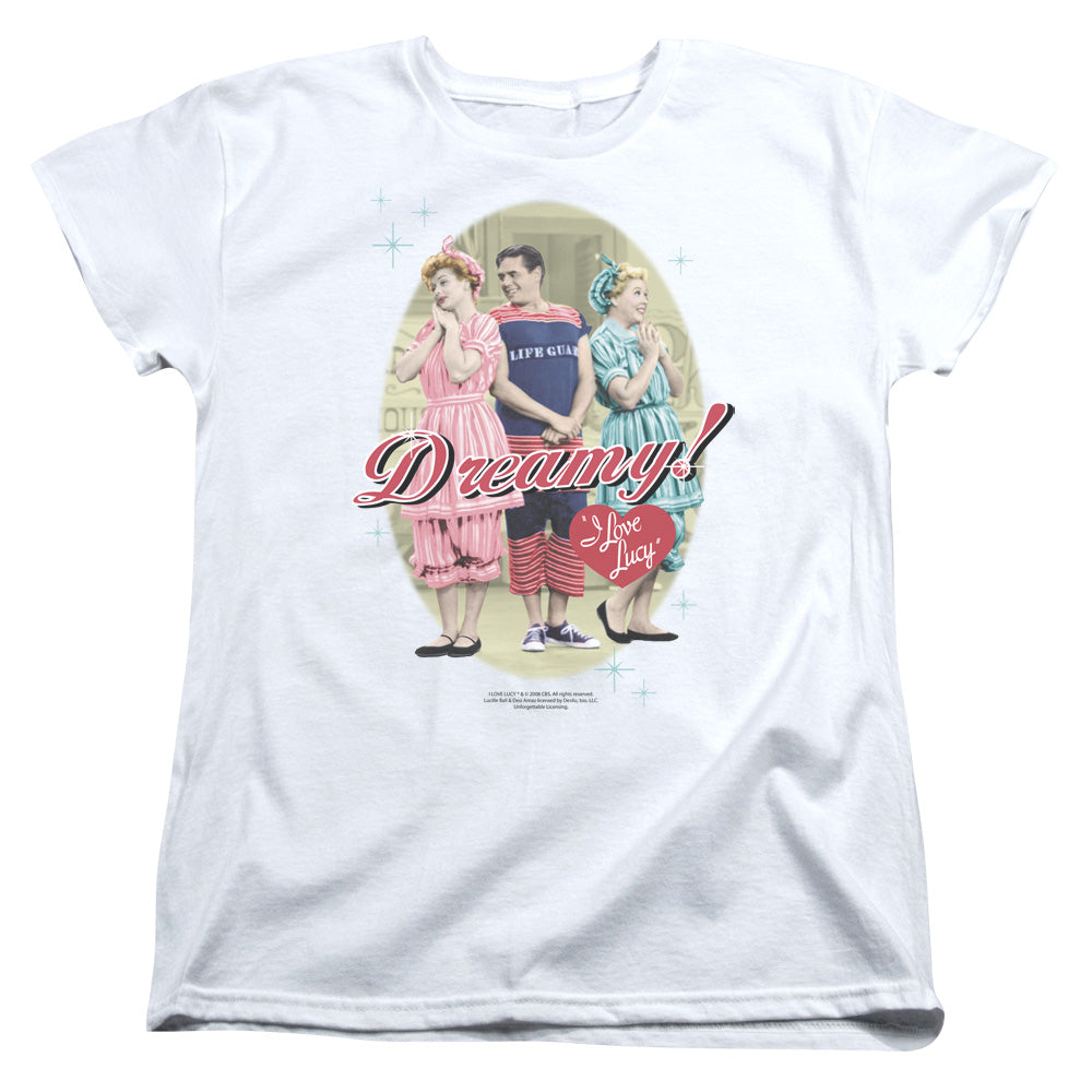 I Love Lucy - Dreamy! - Short Sleeve Womens Tee - White T-shirt