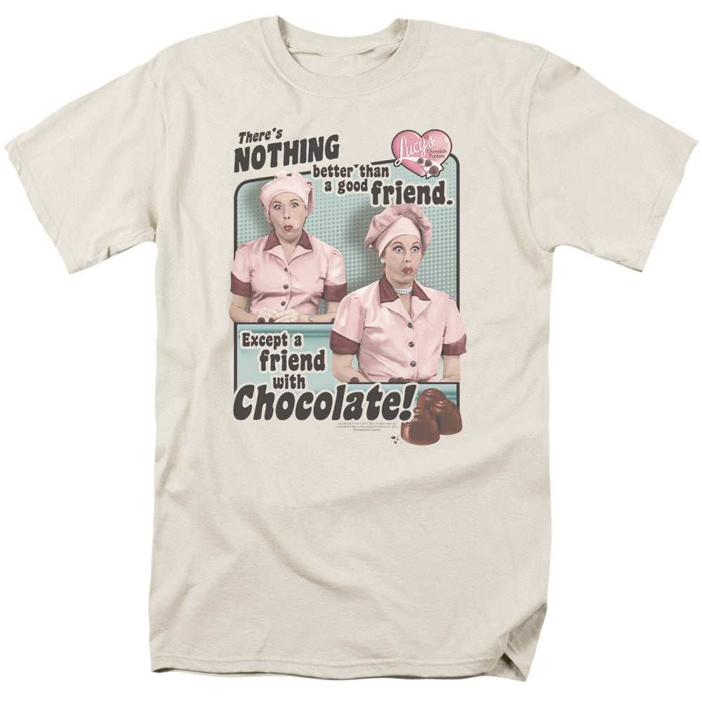 I LOVE LUCY FRIENDS AND CHOCOLATE-S/S T-Shirt