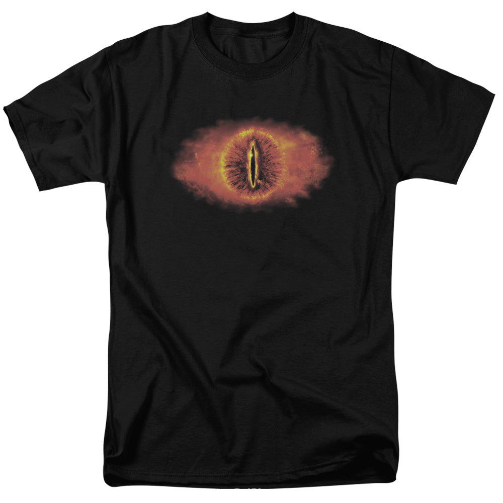 Lor - Eye Of Sauron - Short Sleeve Adult 18/1 - Black T-shirt