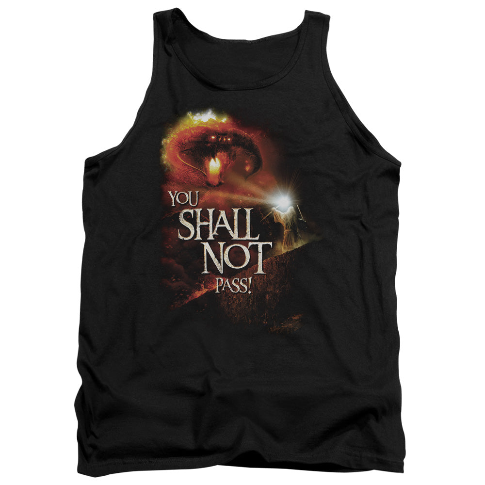 Lor - You Shall Not Pass - Adult Tank - Black